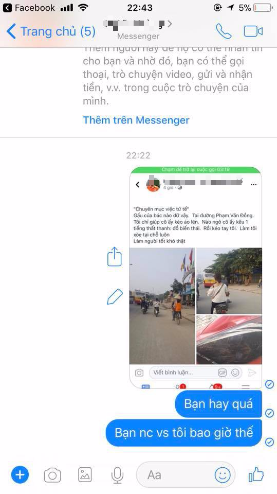 Cô gái bỗng dưng phát hiện mình bị vu khống trên MXH chỉ vì mặc áo trễ vai đi trên đường